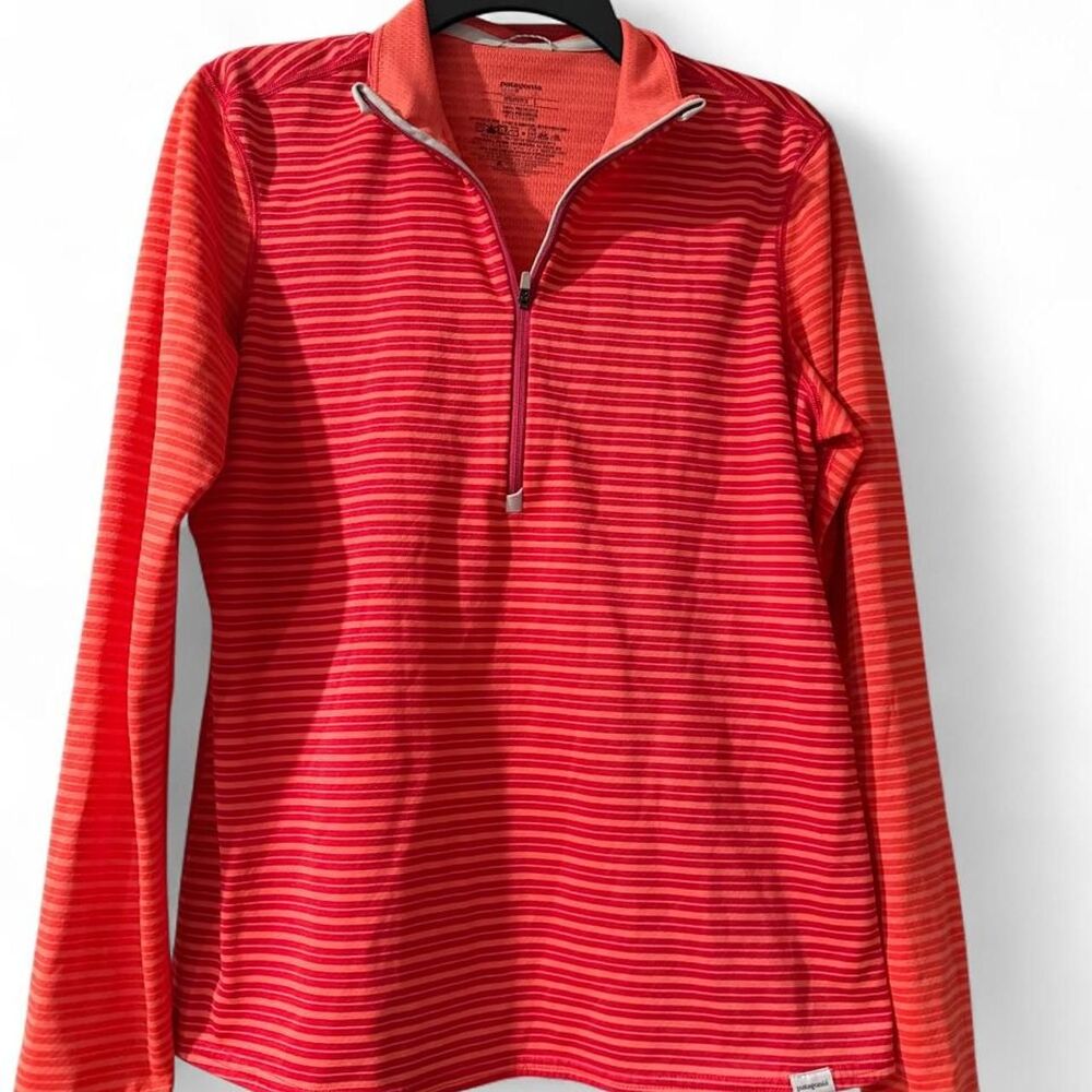 Patagonia Women's Red and Orange Sweatshirt